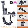 304 Stainless Steel High-Pressure Bidet Spray Gun for Toilets
