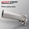 Honda CB750 Hornet Motorcycle Exhaust System Slip-On 51mm Pipe Intermediate Link Racing Line Modified Interface