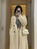 Korean Style Women's Mid-Length Wool Coat: 2024 Autumn/Winter Slimming Fashion