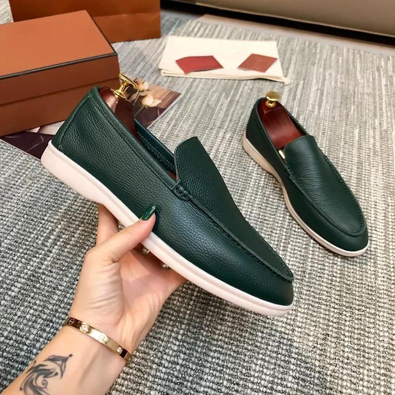 Loafers Designer Luxury Walking Shoes Shoes Loafers Men Other None Casual Shallow Adult Flats Women's Shoes Direct Selling
