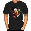 Dragon Ball Anime Printed Casual T-shirt Summer Round Neck Short Sleeve T-shirt Soft Breathable Cotton T-shirt