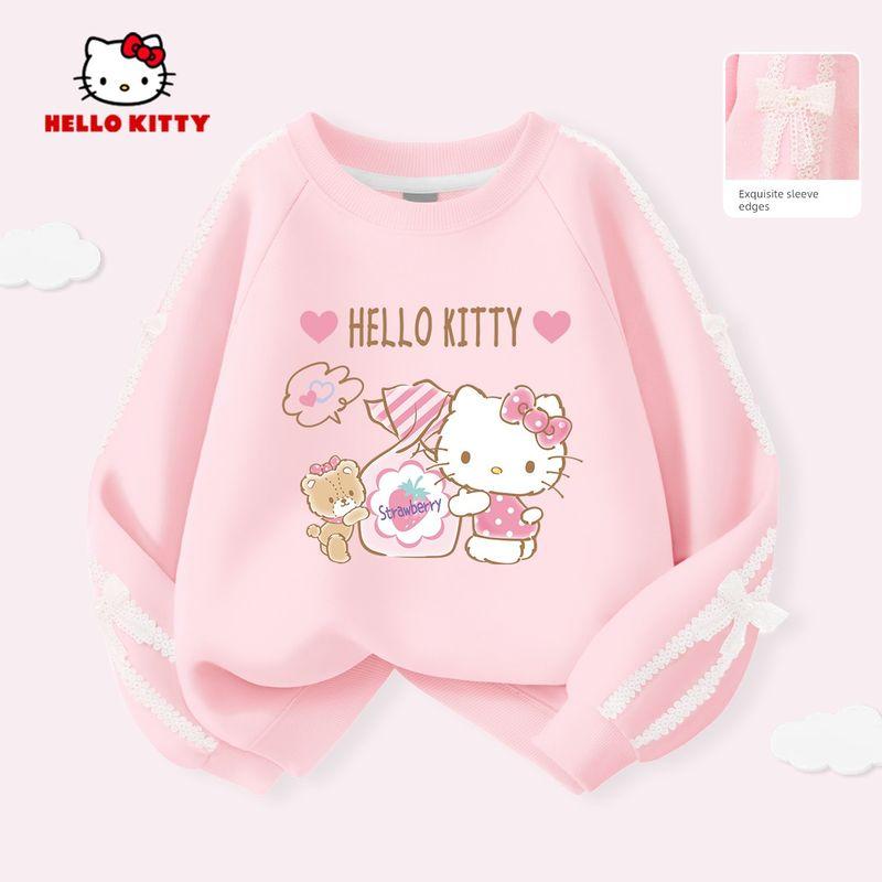 My Melody Girls' Sweatshirt Spring 2026 New Sweet and Cute Children's Long-Sleeved Top Stylish Girls' Base Shirt