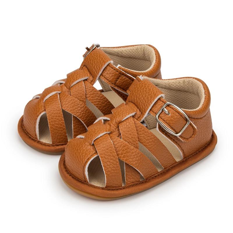 Baby Summer Sandals Infant Boy Girl Soft Rubber Sole Non-Slip Toddler First Walker Shoes Newborn Crib Shoes