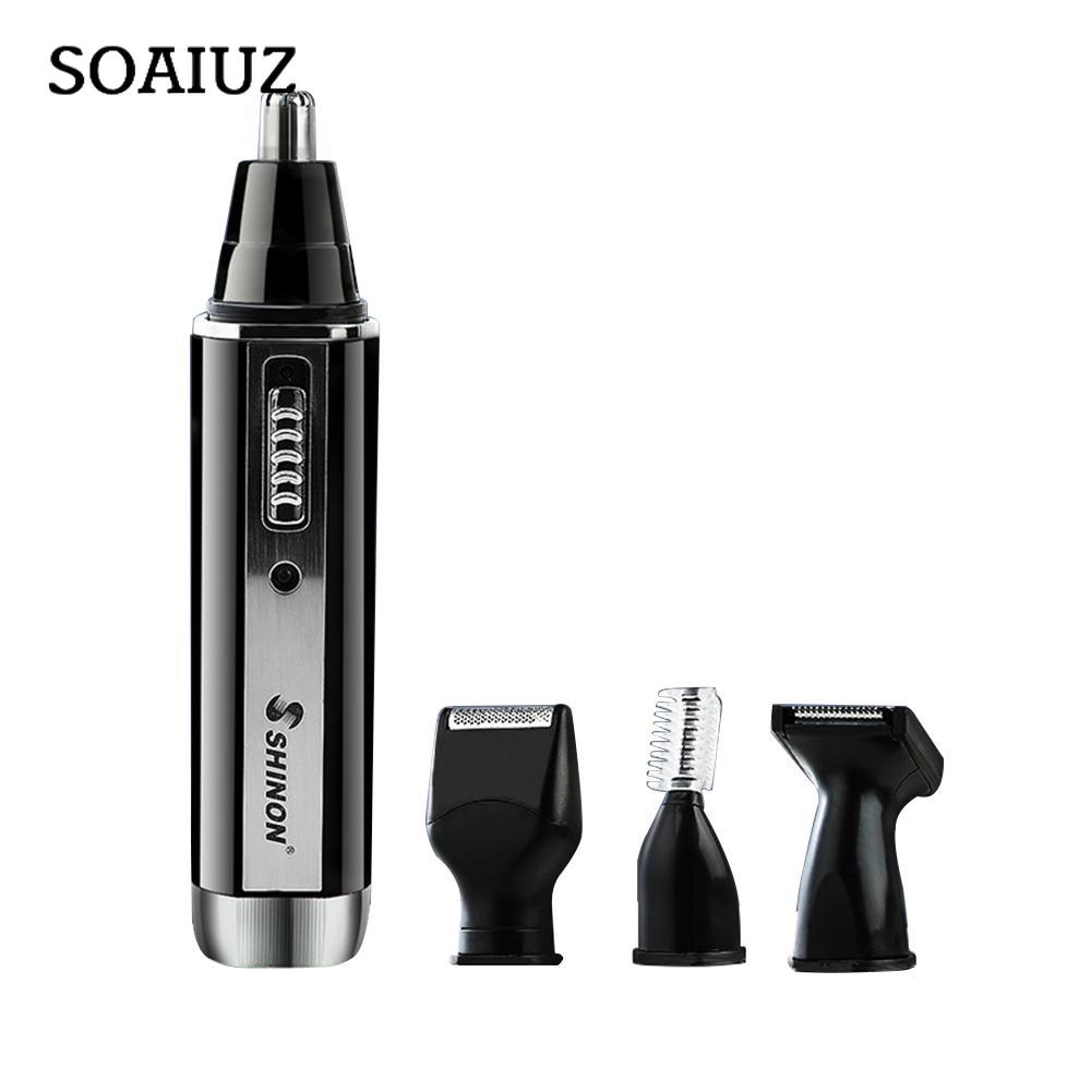 Multi-function Electric Nose Hair Trimmer Mini Razor Nose Hair 4 In 1 Temples Eyebrow Trimming Set