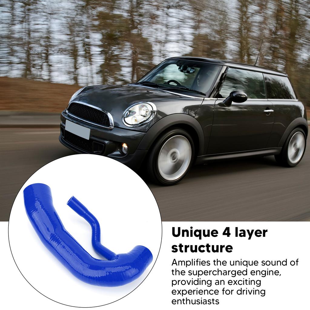 Silicone Intake Hose Pipe Replacement For Cooper S R55 R56 R57 R58 R59 R60 1.6L N18 2011 to 2013 Blue
