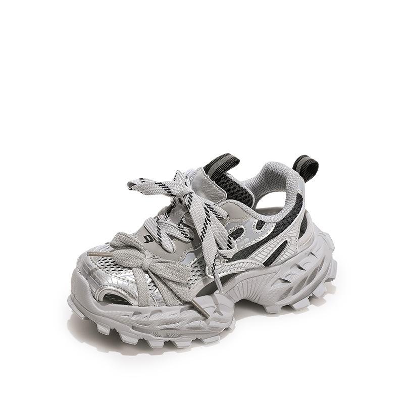 Size 26-37, boys' sneakers 2025 new summer children's shoes, girls' sports sandals, breathable single-mesh shoes