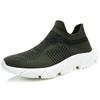 Large Size Mesh Fly-Woven Casual Shoes Trendy Sports Men'S And Women'S Shoes Outdoor Lazy One-Pedal Socks Shoes