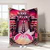 130*150 Cm Hot Anime Character Flannel Blanket  Nap Blanket Quilt Flannel Sofa Cover Blanket
