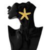 Beach Starfish Pendant Necklace Fashion Stud Earring Jewelry Clavicle Chain