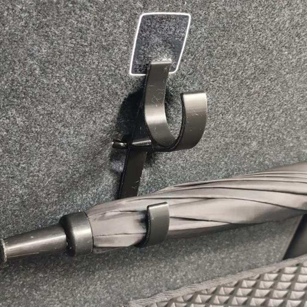 2 ks Hák na deštník do auta Držák na deštník do auta Klip na věšák do kufru Úložný prostor na zadní sedadlo pro sluneční clonu Nákladní automobil Loď Kočárek Invalidní vozík