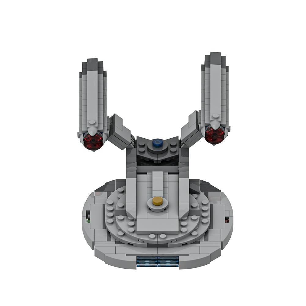 Gobricks MOC Space Trek NX-01 Enterprise Bricks Model Timeline Series USS NX-01 Enterprise Building Blocks Space Educational Toy