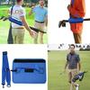 Torba na kije golfowe, lekka, dla mężczyzn, kobiet i dzieci, z wyściełanymi paskami na ramiona i kieszeniami bocznymi, do podróży, na strzelnicę, niedzielna torba golfowa