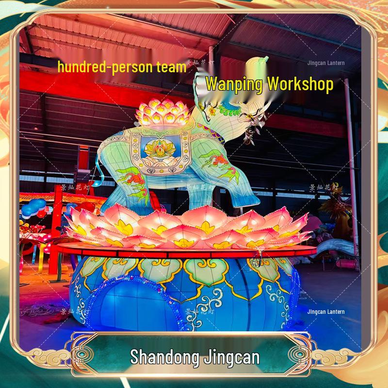 2026 Year of the Horse Large God of Wealth Festival Lights for Spring & Lantern Festivals