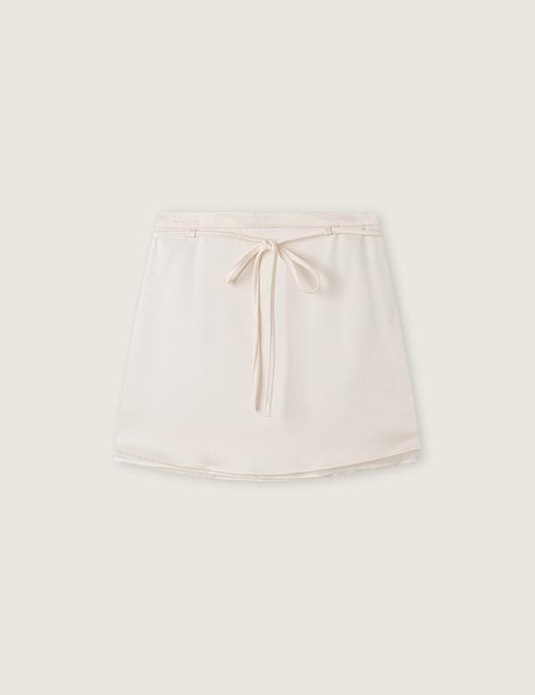 Roem See-Through Layered Mini Skirt Rmwhg25R11