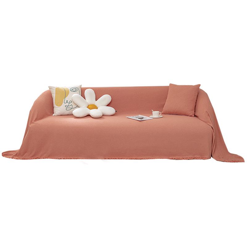Luxurious Waterproof Universal Sofa Cover Blanket: Skin-Friendly, Pure Color, Modern Design.