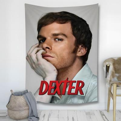 Dexter Morgan TV Horror Series Tapestry Decoration Art Microfiber Background For Bedroom Living Bar Garden Outdoor Festival