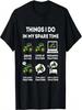 6 Dinge, die ich in meiner Freizeit mache Traktor Lustiges Bauern Geschenk T-Shirt