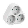 EU Typ F 3-Wege Schnurloser Steckdosenverteiler – 16A Mehrfachsteckeradapter, 3680W Max