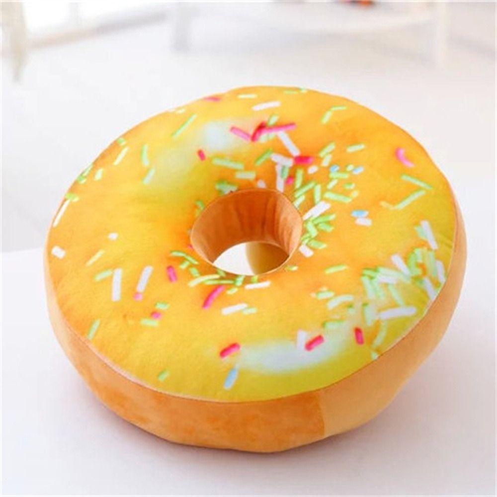 Pillow  Cover Chocolates Donut Sofa Donut Plush Toy Seat Cushion Pillow Doughnut Donut Stuffed Toys