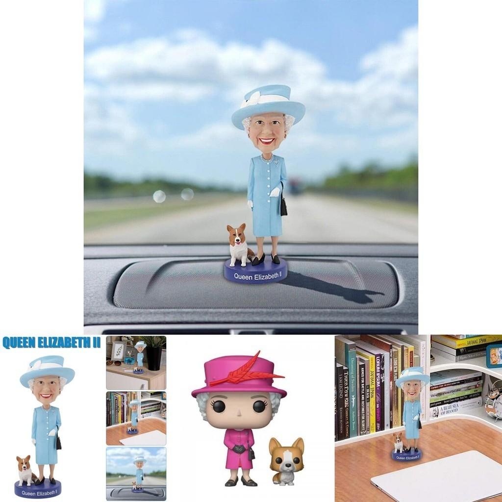 Queen Elizabeth Ii Dog Shakes His Head Ornament For Home Decoration