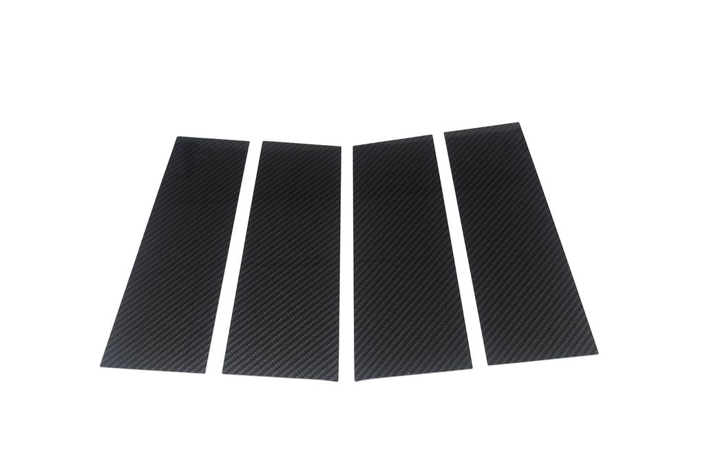 SecondStage Toyota 40 Series Pillar Garnish Carbon Fiber for vehicles with genuine side T743DCB Vellfire/Alphard (Digital Look, visors)