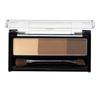 Heavy Rotation Natural Powder Eyebrow 01 Natural Brown 2.3g with Brush - 3-Color Powder Brow Palette for Defined Brows