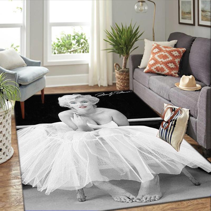 American Sexy Goddess Marilyn Monroe Carpet,Soft Floor Mat for Office Home Bedroom Desk Chair Protection M22