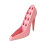 Hoge Hak Schoenen Make-up Tools Houder 3D Geprint Cosmetische Kwast Wenkbrauwpotlood Lippenstift Schoonheidstools Organizer Rek Decoratie