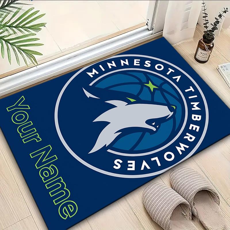 Custom Name Rug Minnesota Logo Area Rug Suitable for Indoor And Outdoor,Carpets for Homes, Offices,Living Rooms,Home Decor,Christmas Gift