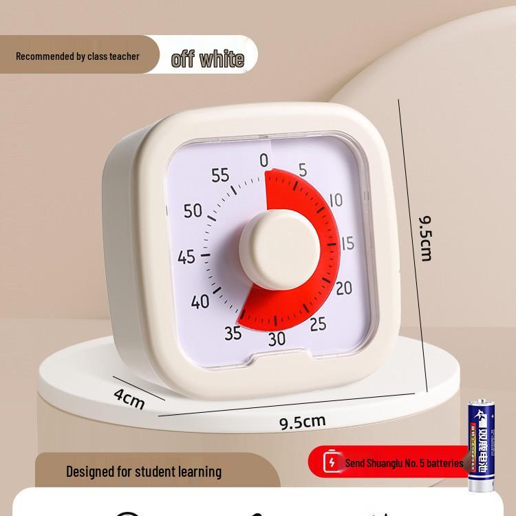 

Визуальный таймер для обучения и самодисциплины детей белый