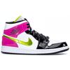 New JORDAN 1 Mid White Black Cyber Pink CZ9834-100