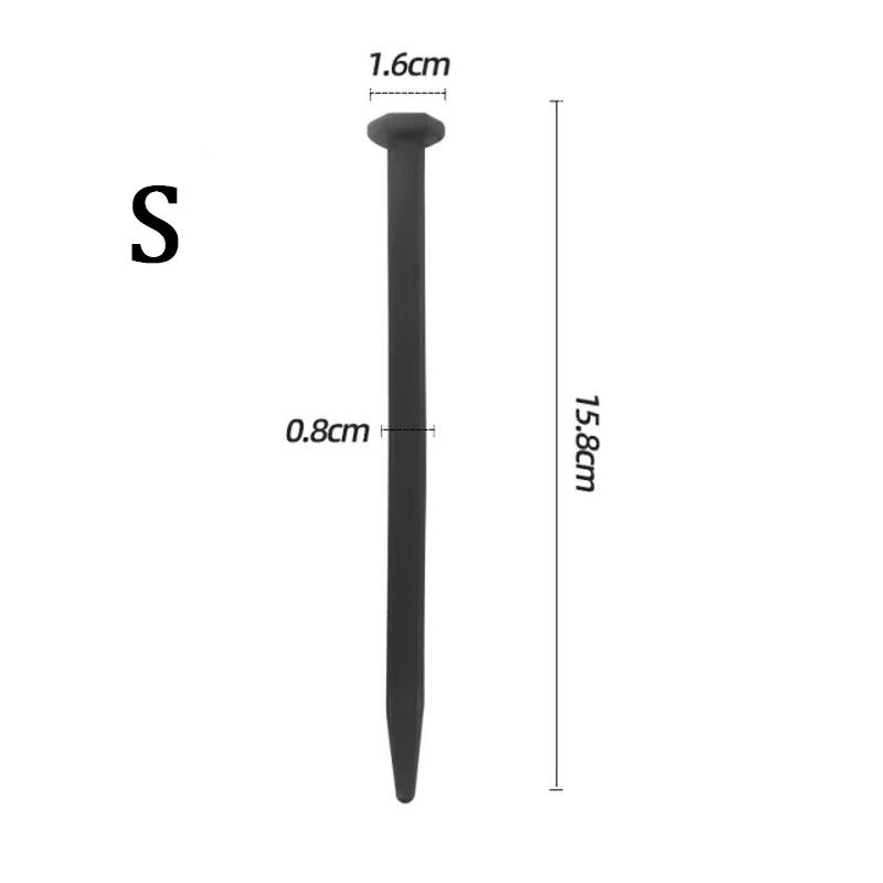 6 Size Penis Plug Silicone Urethra Catheter Soft Male Masturbator Tube Urethral Stretcher Urethral Sound Dilator Adult Sex Toys