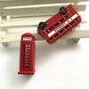Fridge Magnet Unique Zinc Alloy London Bus Telephone Box Refrigerator Magnets Durabiliy For Home Decoration