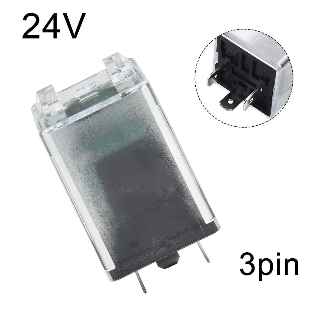 LED Flasher Relay DC 24V For Car Indicator Modified Plastic & Metal Turn Signal Universalfor Bulbs 180W High Quality