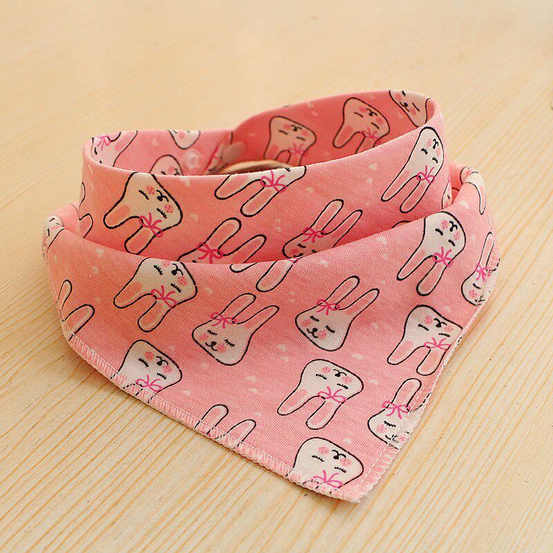 Baby Bibs For Boys Girls Bib Burp Cloth Cartoon Triangle Cotton Baby Scarf Baby Feeding Accessories