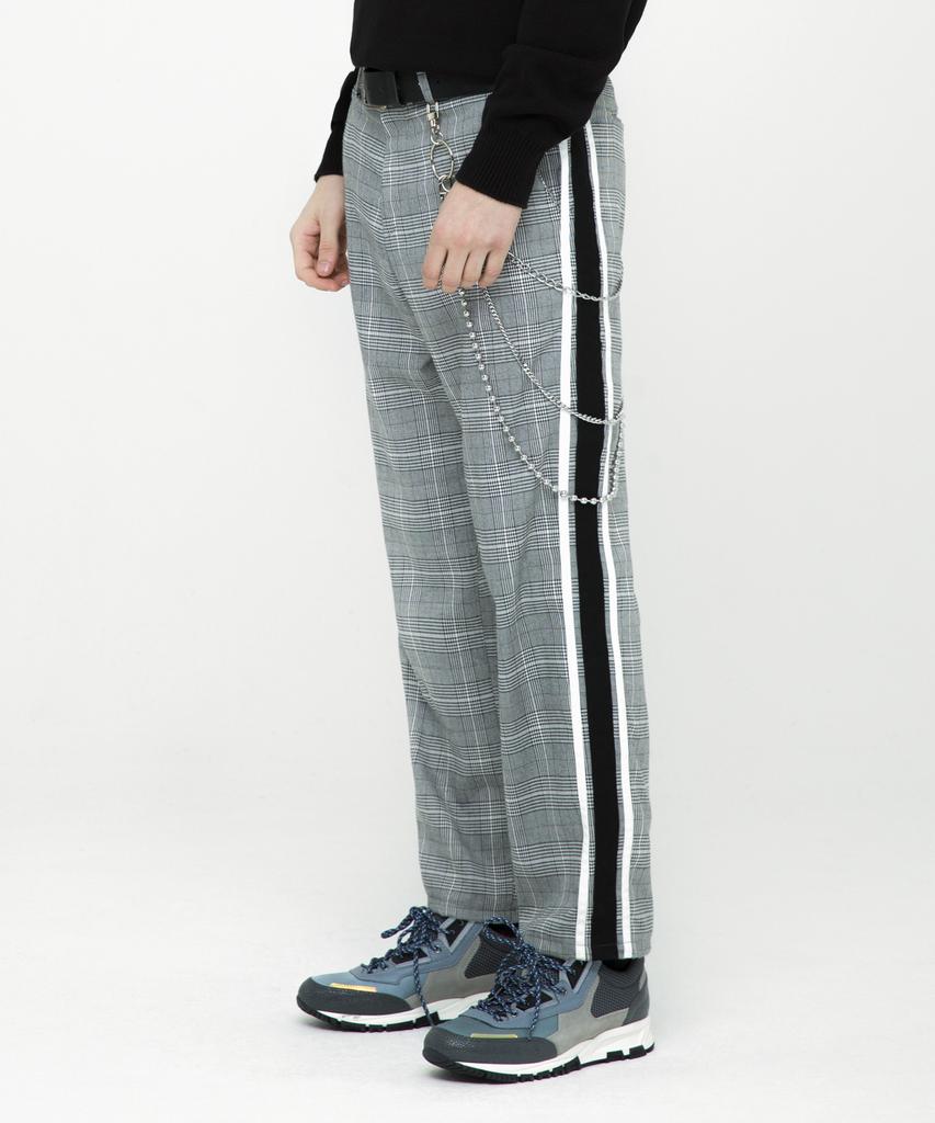 UNDERAIR Omnipotent Side Line Contrast Slacks - Gray