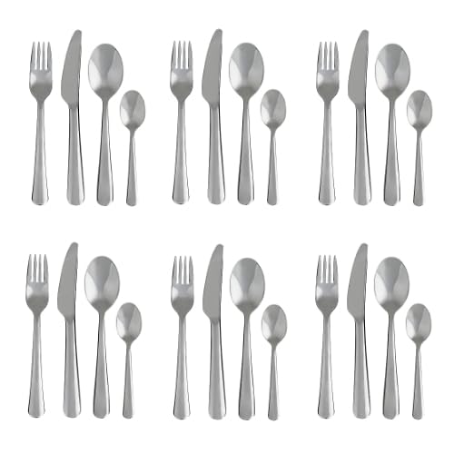 

IKEA DRAGON 70177665 24-Piece Cutlery Set, Stainless Steel