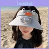 Kids Cartoon Sun Hat With Breathable Polyester Material And Sunshade For Outdoor Play