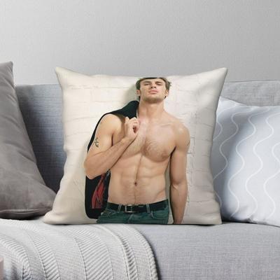 Wallpaper Chris Evans Square Pillowcase Polyester Linen Velvet Creative Zip Decorative Throw Pillow Case Sofa Cushion Cover 18"