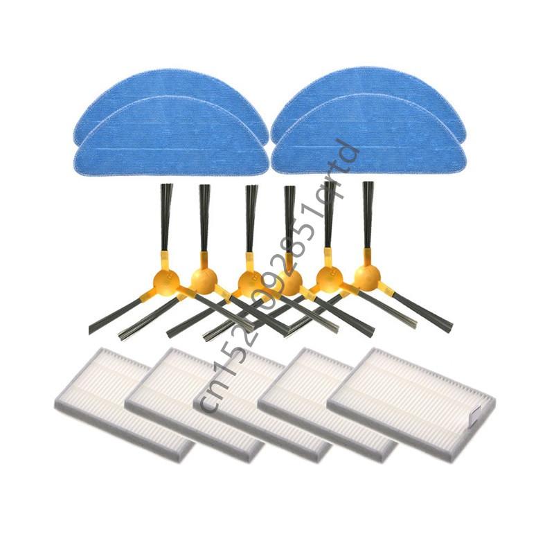 Side Brush HEPA Filter Mop Cloth for Proscenic 800T 820S LIECTROUX C30B/XR500 Robotic Vacuum Cleaner Parts Mop Rags Accessories