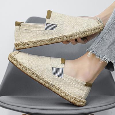 Tênis de Lona 2026 Tendência de Verão Masculina Sapatos de Pescador de Linho Masculinos Respiráveis Casuais Sapatos de Pano Old Beijing