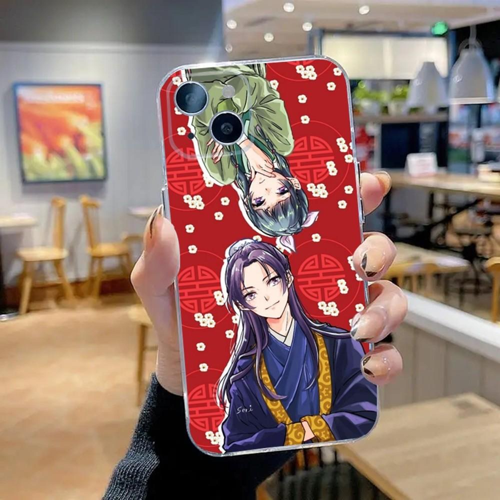 

Jinshi Maomao A-Apothecary D-Diaries Phone Case For iPhone 16,15,14,13,12,11 Plus,Pro,Max,XR,XS,X,7,8 SE,Mini Transparent Soft iPhone16
