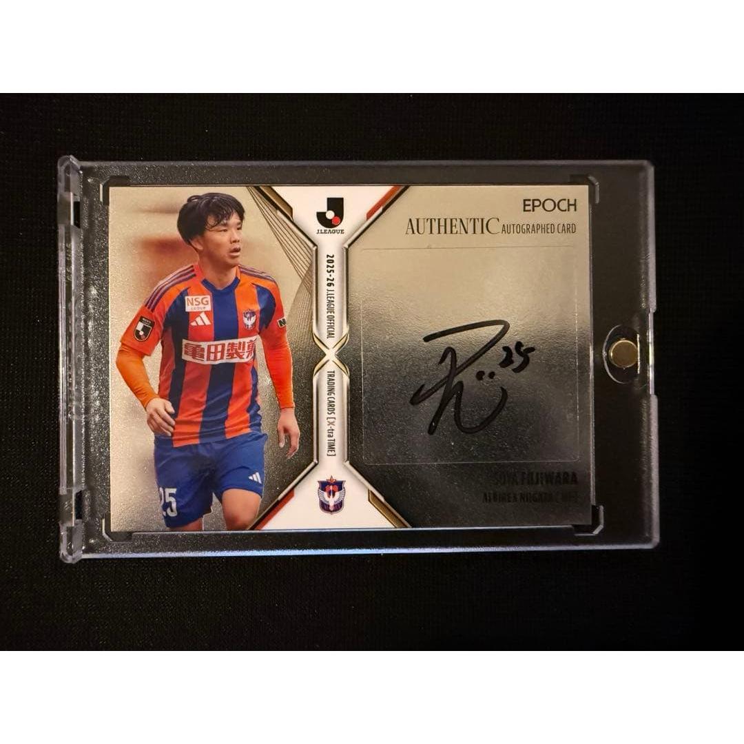 EPOCH Kanaya Fujiwara 10 Series Sign Albirex Niigata Autograph