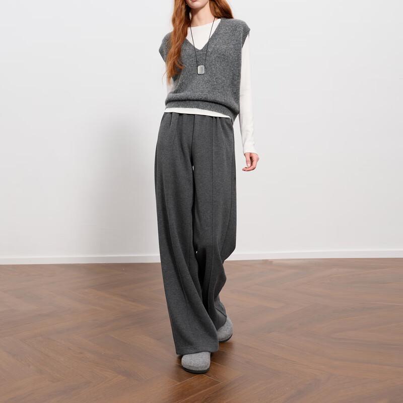 Sancai 2025 Winter Casual Loose Straight Pants
