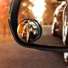 2× Car Blind Spot Mirror Suction Cup 360° Convex Side Rear View Mirror Auxiliary