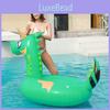 Adult Green Dinosaur Inflatable Swim Ring Thick Pvc Pool Float Raft