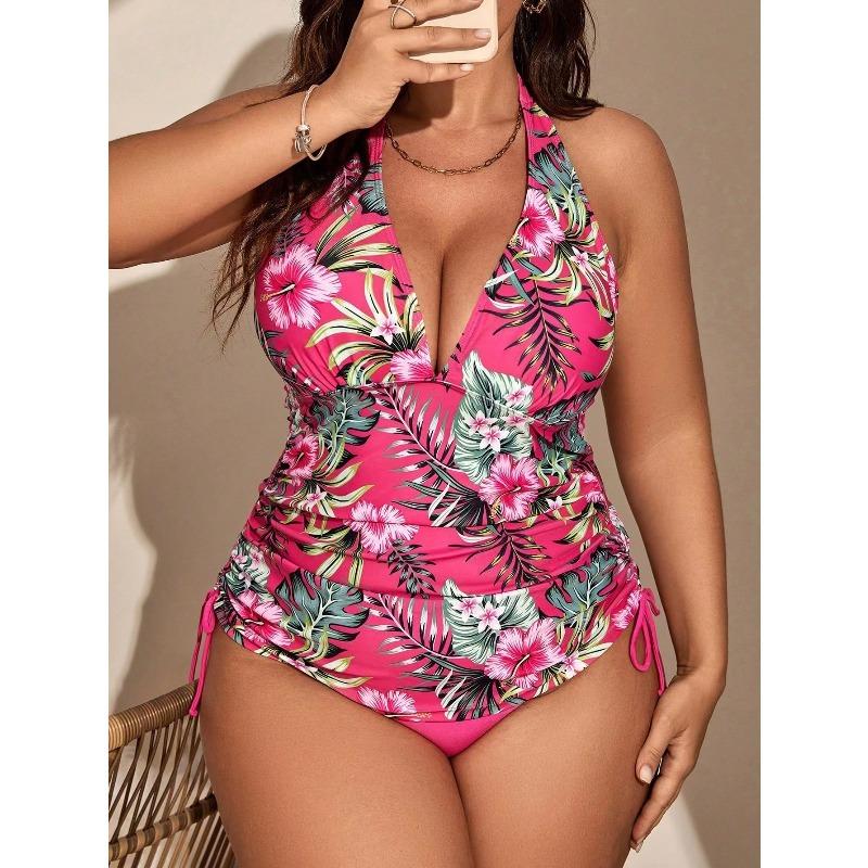 Plus Size Women High Waist Bikini Swimsuits, Women's Swimwear & Clothing