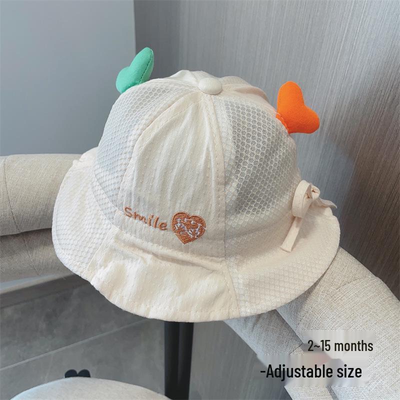 Unisex Baby Sun Protection Bucket Hat for Toddlers - Spring & Autumn