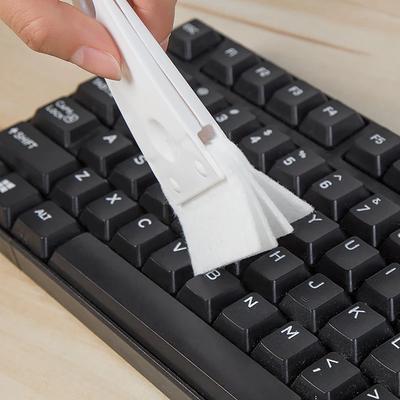 Washable Fan Keyboard Cleaning Brush Clip Household Duster Window Leaves Blinds Cleaner Brushes Tool for Home, Dorm, and Office