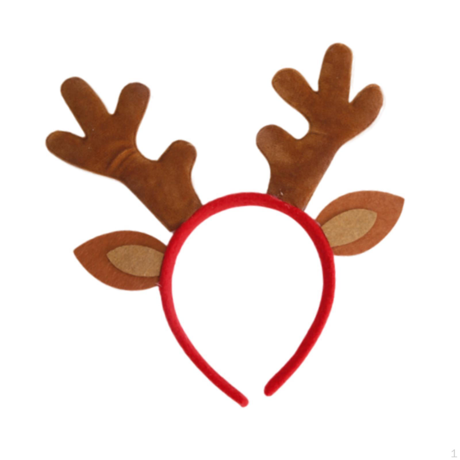 

Рождественский ободок для волос, аксессуары для костюма, милый головной убор для вечеринки по случаю Нового года antlers